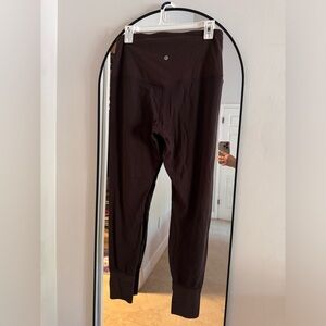 Lululemon Align Super High-Rise Ribbed Tight 28” - Espresso - Size 12